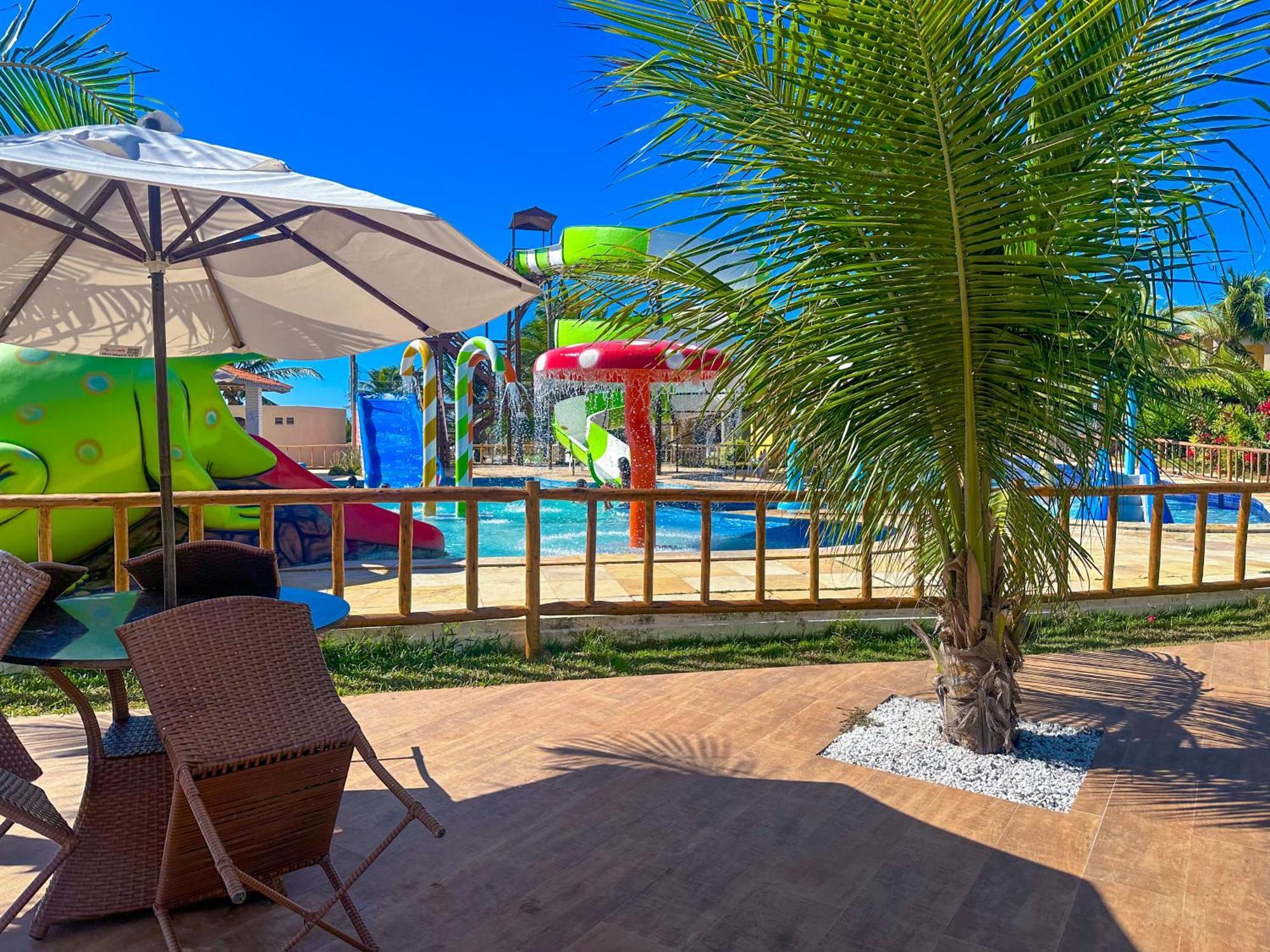 Jangadeiro Praia Hotel Resort - Parque Aquatico E Pe Na Areia Aquiraz Ngoại thất bức ảnh